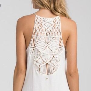 BILLABONG crochet mini dress